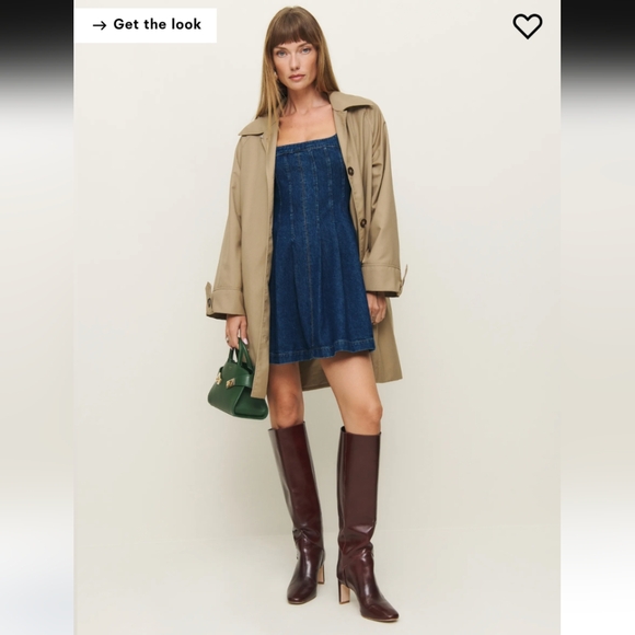 Reformation Violet Denim Mini Dress - Picture 4 of 11